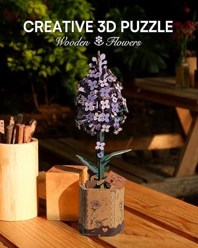 Wooden Flower Puzzle thumbnail 4