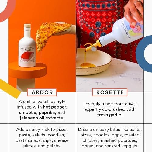 Brightland Infused Olive Oils, The Artist Capsule - Cold-Pressed Made with Early-Harvest Frantoio and Arbosana Olives - High Polyphenol & Infused Olive Oil - 12.7 Fl Oz (Pack of 4) thumbnail 3