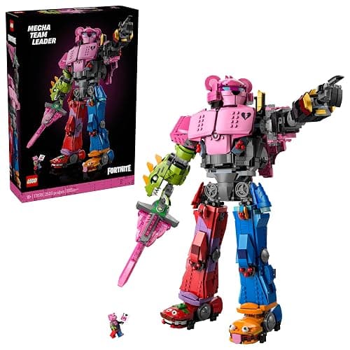 LEGO Fortnite Mecha Team Leader - Collectible Building Set for Adults - Gaming Room Décor - DIY Kit for Fortnite Fans - Includes Mecha Team Leader Minifigure - Great Video Game Gift - 77078 - Image 1