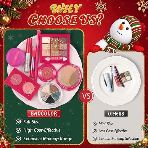 Makeup Advent Calendar 2026, 24 Days Christmas Countdown Calendar Gift Kit, Xmas Holiday Festival Cosmetic Makeup Set with 24 Full Makeup Surprises for Women, Teen Girls & Beauty Lovers thumbnail 3