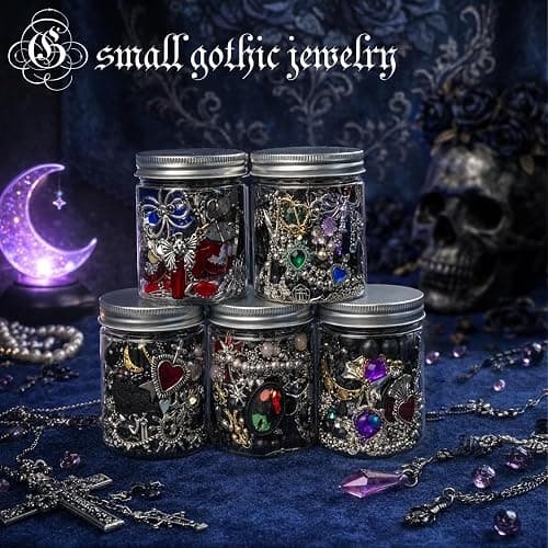 SMUOBT Mystery Jewelry Jar Bundle - 40-45 Piece Surprise Jewelry Box for Women,Gift Set (Necklace, Earrings, Rings,Kracelet,Keychain, Hair Clip) - Unique Birthday Gift for Her, thumbnail 3
