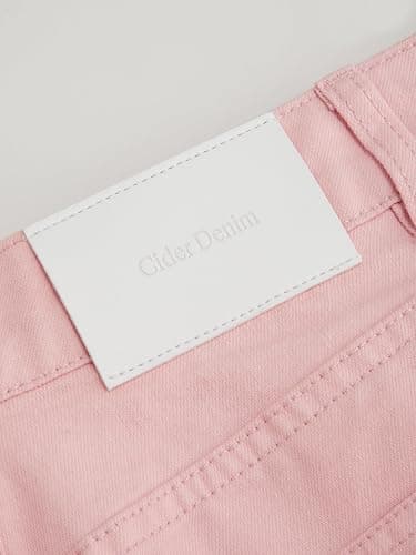 CIDER Baggy Jeans for Women Low Waisted Wide Straight Leg Bow Jeans Denim Pants thumbnail 5