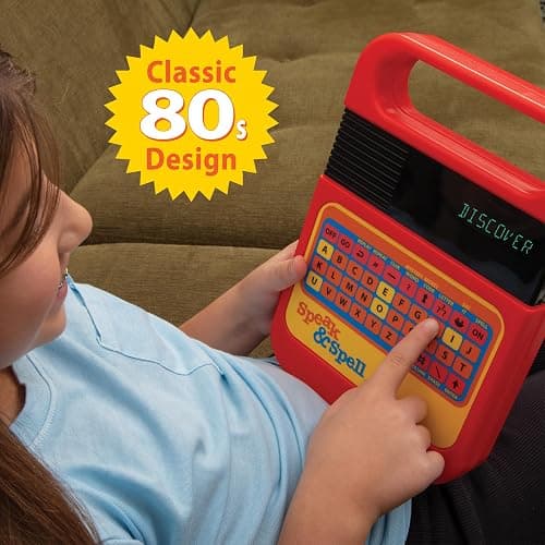 Speak & Spell Electronic Game - Educational Learning Toy, Spelling Games, 80s Retro Handheld Arcade, Autism Toys, Activity for Boys, Girls, Toddler, Ages 7+ thumbnail 2