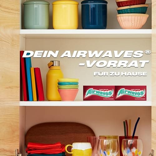 Airwaves Kaugummi Zuckerfrei, Cherry Menthol, 30 x 10 Dragees, Großpackung Chewing Gum, Mit Natürlichem Menthol, Kaugummi ohne Zucker mit Minz Frische (300 Dragees) thumbnail 7