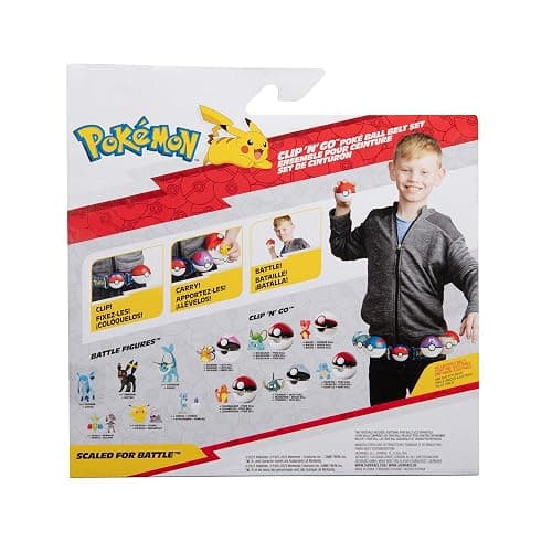 Pokémon Clip ‘N’ Go Belt Set - 2-Inch Charmander Battle Figure with Clip ‘N’ Go Belt Plus Luxury Ball and Pokéball Accessories thumbnail 7