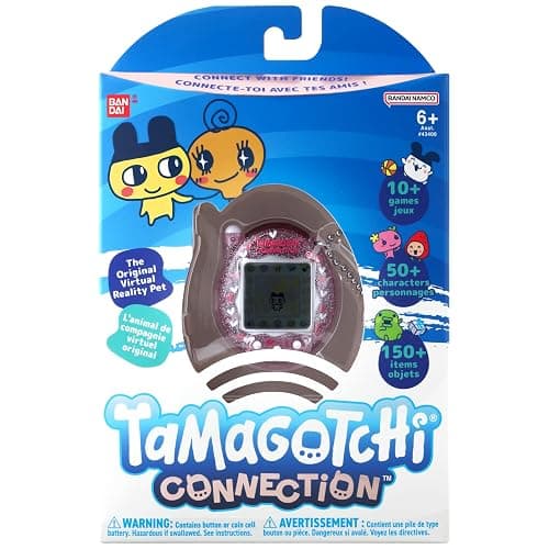TAMAGOTCHI Bandai Connection Mascota Digital Carcasa Rosa con Purpurina Mascota Virtual Juguete Electrónico Con Conexión Infrarroja Para Diversión Compartida | Juguetes Para Niños Para Niñas Y Niños thumbnail 4