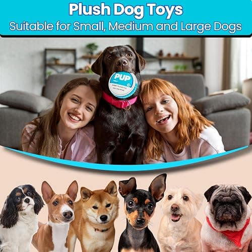 PUP Pouch Funny Parody Dog Toy | Plush Squeaky & Durable | Interactive Chew Toy for Small, Medium & Large Dogs | Upgraded Tough Fabric | Puppy Gift | Stuffed Novelty Crinkle Toy | Cool Pet Present thumbnail 6
