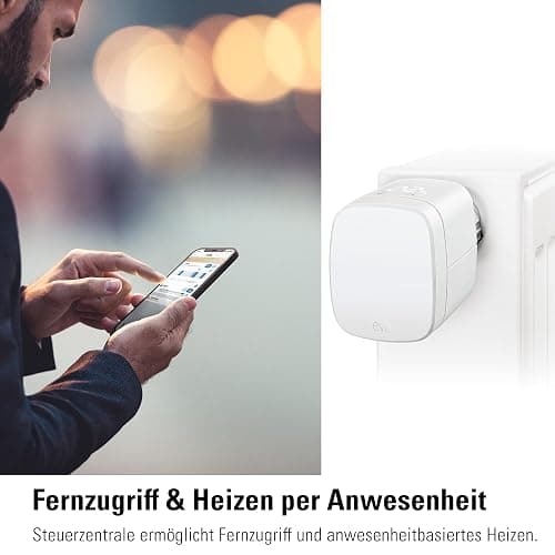 Eve Thermo (Apple Home) 4er Set - Smartes Heizkörperthermostat, Made in Germany, spart Heizkosten, smarte Heizungssteuerung, einfach installiert, Stiftung Warentest geprüft, Thread thumbnail 6