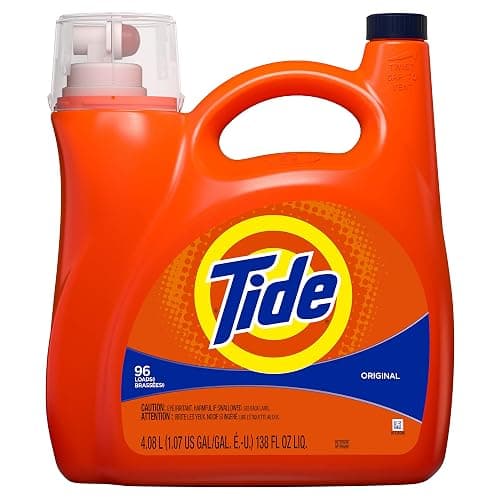Tide Liquid Laundry Detergent, Original, 96 Loads 138 Fl Oz - Image 1
