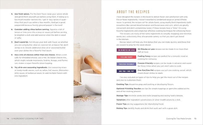 5-Ingredient Cooking for Two: 100+ Recipes Portioned for Pairs thumbnail 4