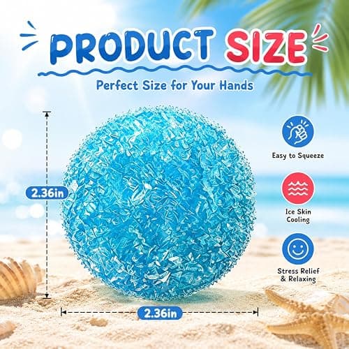 2PCS Crunchy Squishy Stress Ball, Waxberry Moldable Crunchy Stress Balls | Ice Skin Fidget Sensory Toy for Stress Relief, Satisfying Squishy Relaxing Fidget Sensory, Stress Relie thumbnail 2
