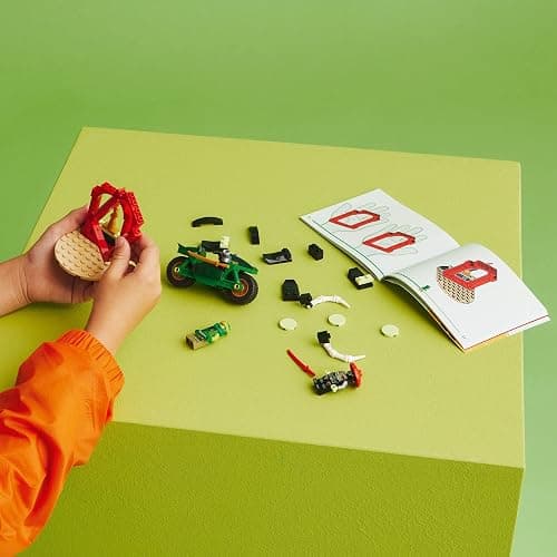 LEGO NINJAGO Lloyd’s Ninja Street Bike, Ninja Motorcycle Toy Building Kit, Easy-to-Build Beginners Learning Set for Pretend Play, Ninja Gift Idea for Preschool Kids, Boys and Girls Age 4+, 71788 thumbnail 3