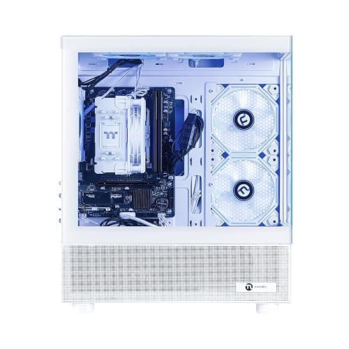 NINGMEI Soul Gaming PC Desktop,AMD Ryzen 7 5700G 8 core 3.8GHz(up to 4.6GHz),AMD Radeon Vega Graphics,16GB DDR4 RAM 3200MHz,1TB NVME SSD,550W PSU, Windows 11 Home 64-bit. thumbnail 7