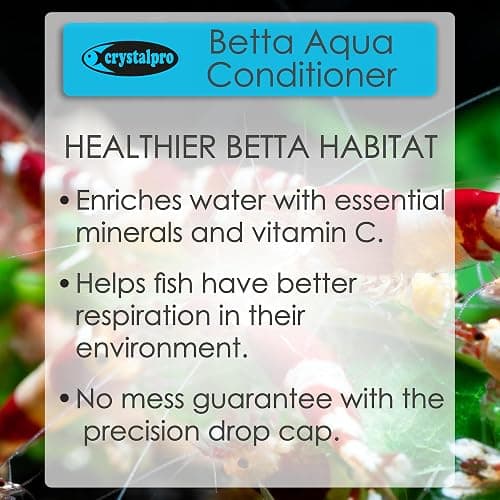 Crystalpro Betta Water Conditioner (Treats 660 Gallons) - Instantly Neutralizes Chlorine & Ammonia, Tap Water Treatment (4.2 Fl Oz / 125ml) thumbnail 5