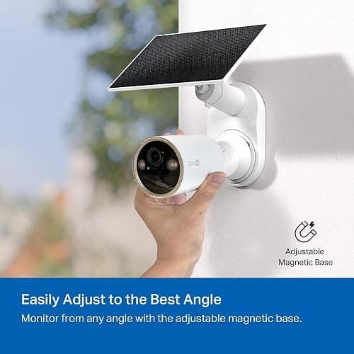 Tapo MagCam 4K Solar, 4K Ultra HD Outdoor Wireless Battery Camera w/Solar Panel – 24/7 Capture, Free Person/Vehicle Detection, Starlight Color Night Vision, Works w/Alexa & Google Assistant thumbnail 9