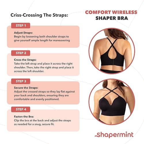 SHAPERMINT Supportive Comfort Wireless Bras for Women Full Support - Seamless Plus Size Bra, Bralette for Women Full Support thumbnail 7
