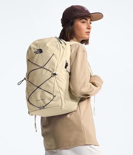 The North Face Women's Jester Everyday Backpack, Gravel/Blk, OSFA | Commuter Travel Bag, Laptop Sleeve, Water-Repellent thumbnail 6