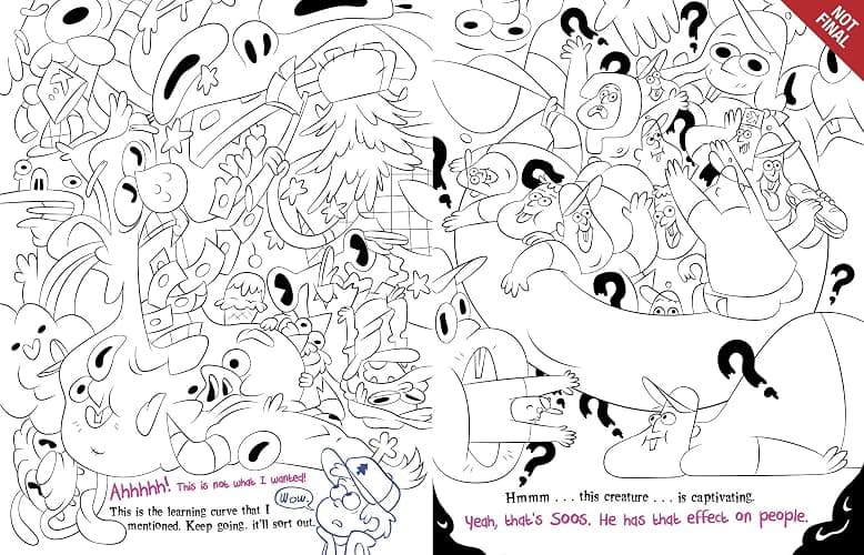 Gravity Falls: Don't Color This Book!: It's Cursed! thumbnail 4