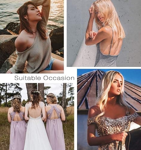 Wingslove Adhesive Bra Reusable Strapless Self Silicone Push-up Invisible Sticky Bras for Backless Dress thumbnail 5