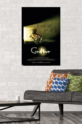 Trends International Coraline - Be Careful One Sheet Wall Poster, 34L x 22.4W, Unframed Version thumbnail 2