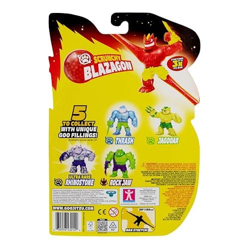 Heroes of Goo Jit Zu Meteor Madness, Stretchy Blazagon Action Figure, with Unique Scrunchy Goo Filling & Meteor Battle Gauntlet, Sensory Toy That Stretch Up to 3X Its Size thumbnail 7