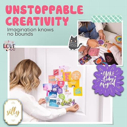 Hapinest DIY Wall Collage Kit for Tween and Teen Girls, Gifts for Ages 10 11 12 13 14 Years Old and Up Cute Trendy Bedroom Room Décor thumbnail 3