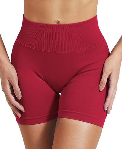 VOYJOY Women Workout Impact Shorts 2.5"/ 3.6"/ 4.5"/ 6" Scrunch Butt Lifting Gym Seamless Booty Biker Shorts thumbnail 3