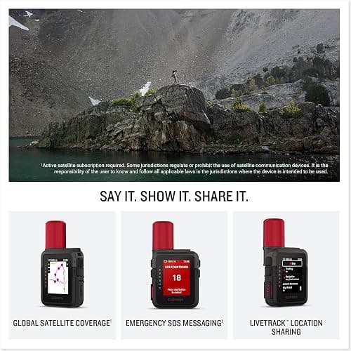Garmin inReach Mini 3 Plus Satellite Communicator Color Touchscreen Bundle | For Off-Grid Messaging, SOS & Location Sharing | Interactive SOS | LiveTrack | 350-Hour Battery + More thumbnail 3