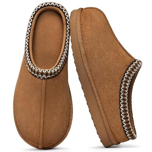 Litfun Memory Foam Slippers for Women Men Cozy Warm House Shoes Indoor and Outdoor - Image 1