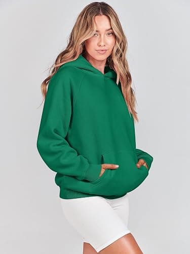 ANRABESS Women Hoodies Oversized Fleece Long Sleeve Comfy Casual Basic Pullover Sweatshirts 2025 Fall Outfits Y2K Clothes thumbnail 3