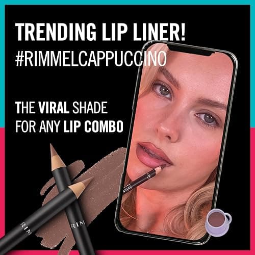 Rimmel Lasting Finish 8HR Lip Liner, Shade Cappuccino, 1.2 g thumbnail 6