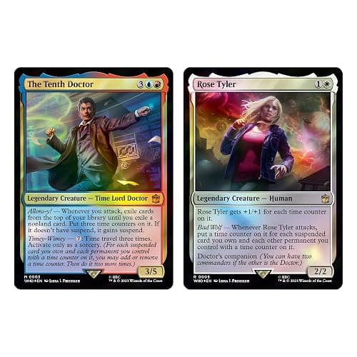 Magic: The Gathering Doctor Who Commander Deck – Timey-Wimey (100-Card Deck, 2-Card Collector Booster Sample Pack + Accessories) thumbnail 4