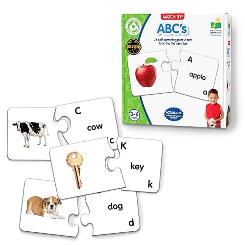 The Learning Journey: Match It! - ABCs - ABC Puzzle, Alphabet Puzzles for 2 Year Olds, Alphabet Puzzles For Kids Ages 3-5, Pre Kindergarten Learning Materials, Award Winning Educational Toys thumbnail 4