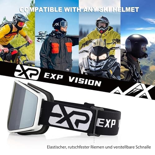 EXP VISION Ski/Snowboard Goggles Parent-child Snow Goggles Over Glasses for Men, Women Youth Kids thumbnail 6