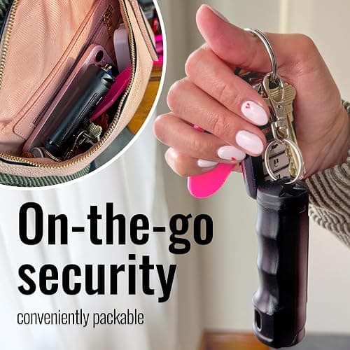 Mace Pepper Spray - Hard Case Model, 12g, 12 Feet Range, Max Strength 10% OC Formula, Long Lasting UV Dye, Flip Top Safety Cap, Self Defense Pepper Spray Keychain for Women & Men thumbnail 4