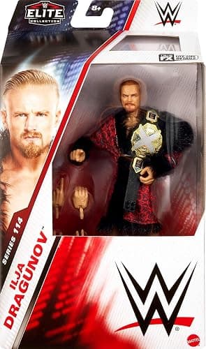 Mattel WWE Elite Action Figure & Accessories, Series #114 6-inch Collectible Ilja Dragunov with 25 Articulation Points & Swappable Hands thumbnail 3