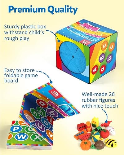 Coogam Mystery Surprise Box, Fine Motor Letter Matching and Sorting Game, 26pcs Alphabet Educational Montessori Learning Toy Gift for Preschool Kindergarten 3 4 5 Year Old thumbnail 7