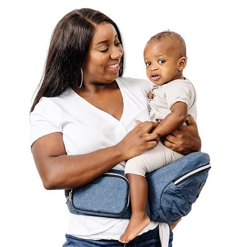 Tushbaby The Original Premium Quality Hip Seat Carrier – Safety-Certified Baby & Toddler Carrier with Secure Safety Buckles, No-Flimsy-Foam Design, Storage Pockets & Nursing Pillow. 0–3 yrs thumbnail 6