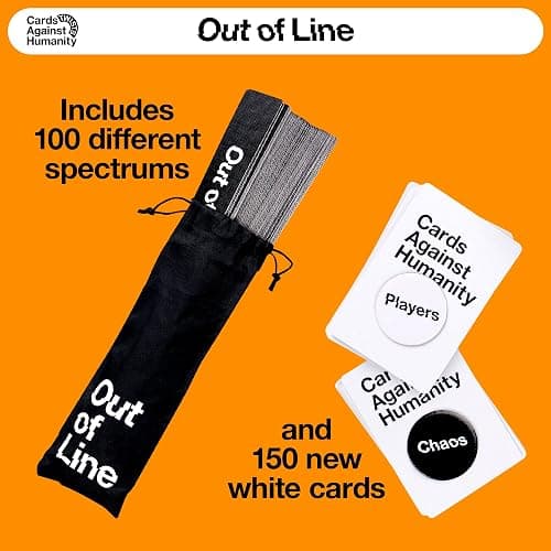 Cards Against Humanity: Out of Line • A New Twist on The Classic Adult Party Game • New Expansion, Plus a Whole New Way to Play Where You Rank Cards on Spectrums thumbnail 3