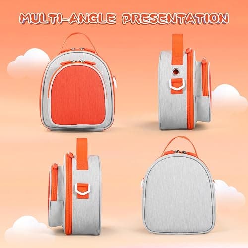 Carrying Case Compatible with Yoto Mini (2024 Edition), Portable Protective Bag with Card Storage and Travel-Ready Design for Home and On-the-Go Use (Gray) thumbnail 3