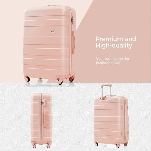 Luggage Set 3 Pcs, ABS Hard Shell Durable Lightweight, 360 Silent Spinner Wheels, TSA Lock thumbnail 6
