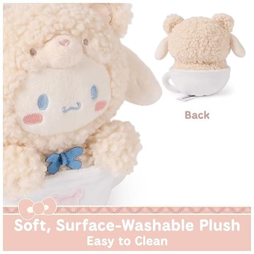 GUND Sanrio Official Hello Kitty and Friends Cinnamoroll Café Latte Teddy Bear Plush, Collectible Plush Toy, Stuffed Animal for Ages 1 and Up, 6” thumbnail 6
