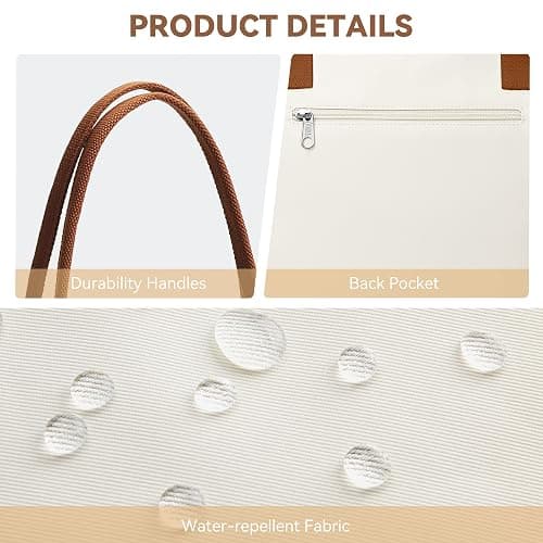 KALIDI Tote Bag for Women Nylon Top-Handle Purse,Shoulder Hobo handBag with Zipper Leisure Foldable Weekend thumbnail 6