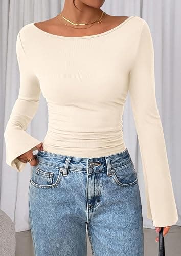 PRETTYGARDEN Womens Long Sleeve Shirts - i dont rlly care which color, size small thumbnail 8