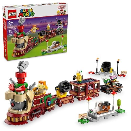 LEGO Super Mario The Bowser Express Train Toy - Building Toys for Boys & Girls, Ages 9+ Years - Pretend Play W/Minifigures - Gift Idea for Kids - 71437 - Image 1