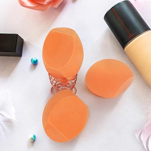 XL EXTRA LARGE Make Up Beauty Sponges Blender-Product contains: 1x Extra Large(10 cm) and 1 Sponge Holder-for Dry & Wet Use for Face Body , Blush Cream, Liquid Foundation Powder Application thumbnail 6