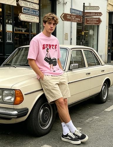 Bealin Mens Graphic Tees Oversized Creative Graffiti Short Sleeve Shirts Summer Casual Rapper Streetwear Y2k Tops Tshirt thumbnail 4