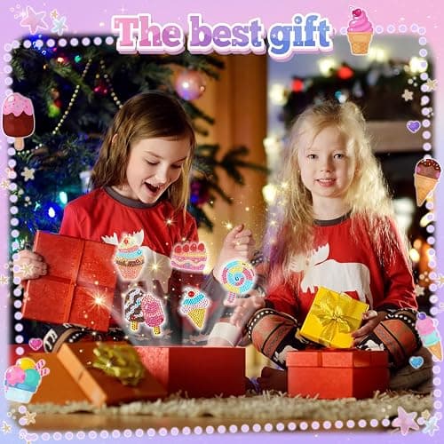 Gifts for 6 7 8 9 10 Year Old Girls- Toys for 7-12 Year Olds Girls Craft Kits for Kids Presents for 6-10 Year Old Girls Diamond Art for Kids Birthday Presents Diamond Painting Mosaic Kits for Children - lucky colour thumbnail 7