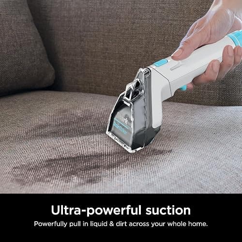 Shark StainStriker Portable Carpet, Upholstery & Area Rug Cleaner with Pet Mess Tool, Stain & Odor Remover, Perfect for Car Interiors, Includes 3 Cleaning Tools & Cleaning Solution, White, PX201 thumbnail 3