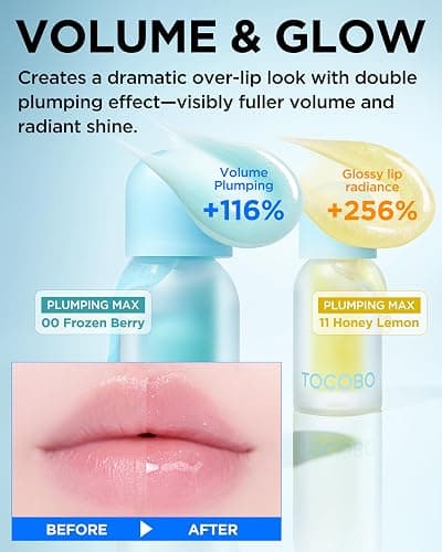 TOCOBO Juicy Berry Plumping Lip Oil 18 Cozy Pink – Korean Vegan Hydrating Lip Oil with Plant Oils for High Shine Gloss - Non Sticky Formula for All Skin Tones, 0.12 fl.oz. thumbnail 5